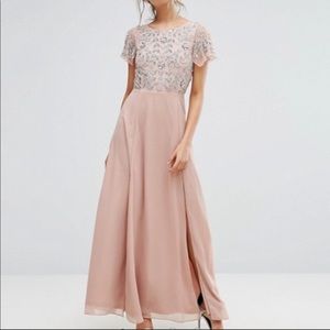 ASOS Frock & Frill Embellished Top Sequin Dress